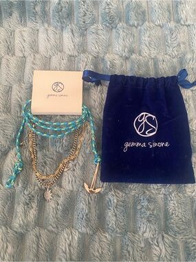 Gemma Simone Voyage Set of 3 - 1- Wrap, and 2 Ankle Bracelets NWT